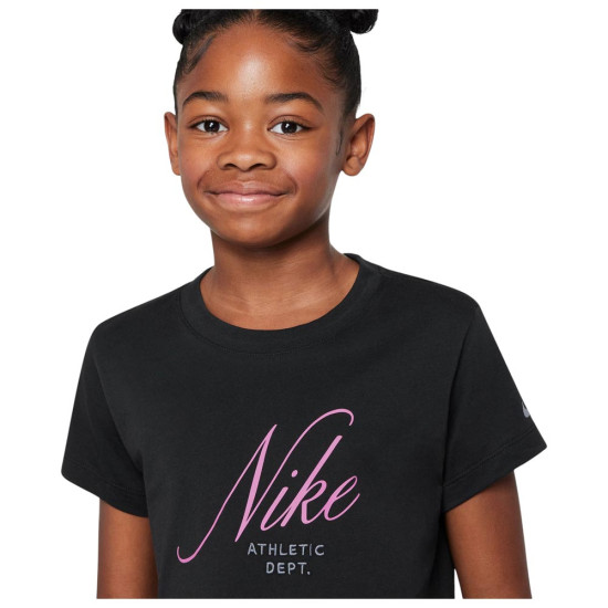 Nike Παιδική κοντομάνικη μπλούζα Sportswear Back 2 School Cropped Tee